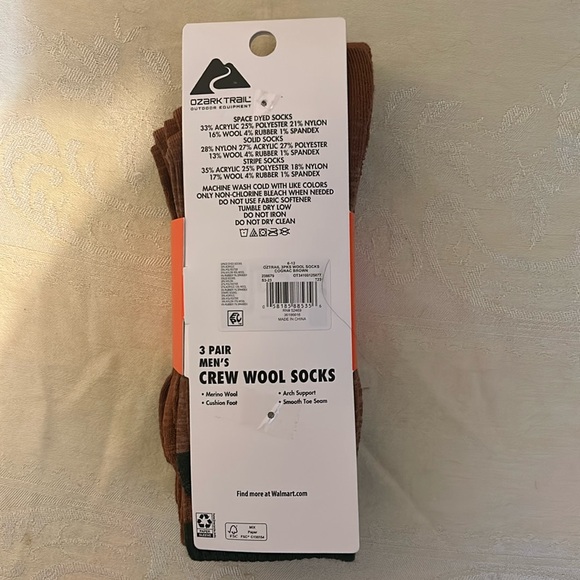 3 pair mens crew socks - Picture 3 of 4